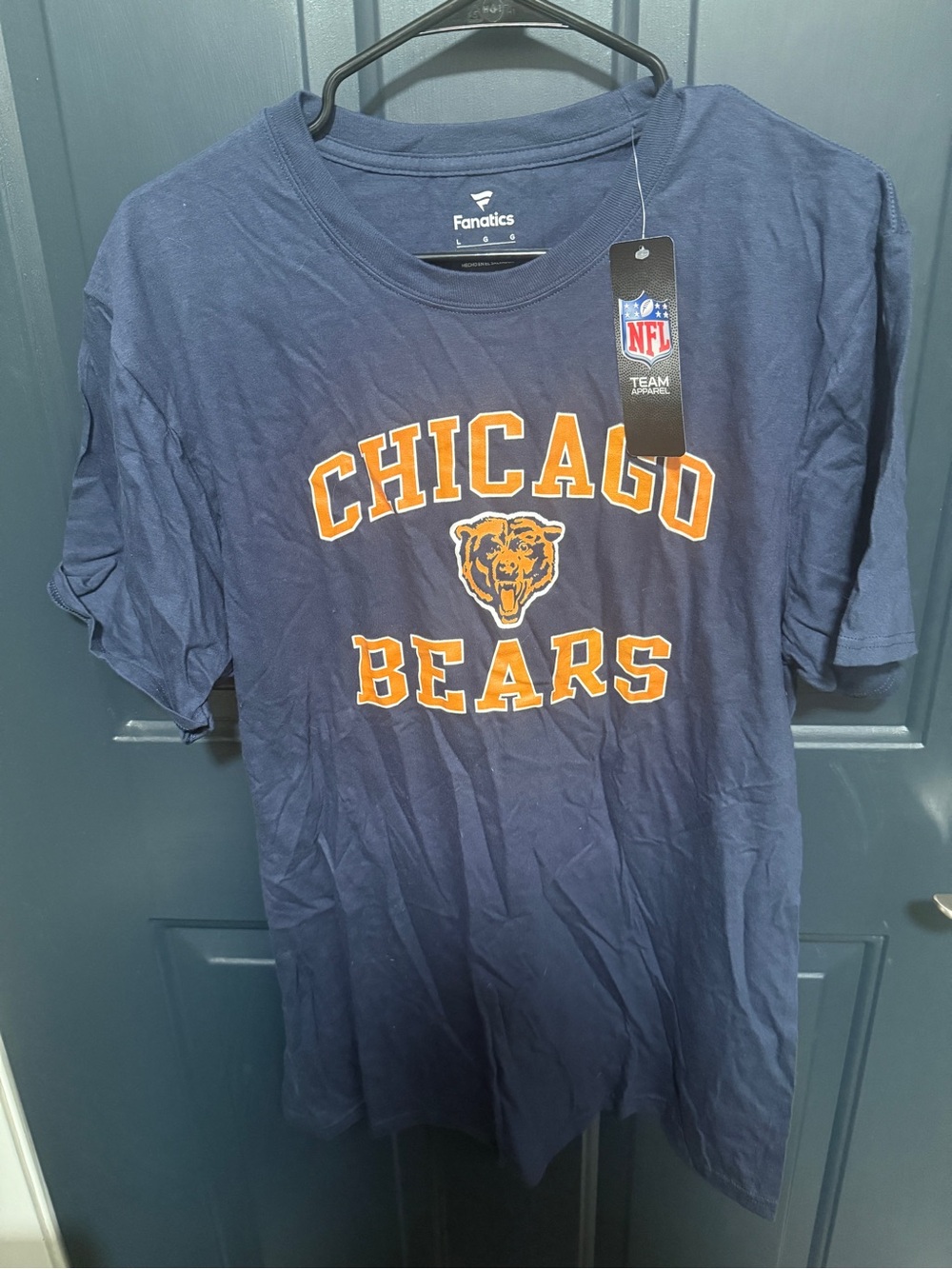 Fanatics Navy T‑Shirt with Light Logo Print